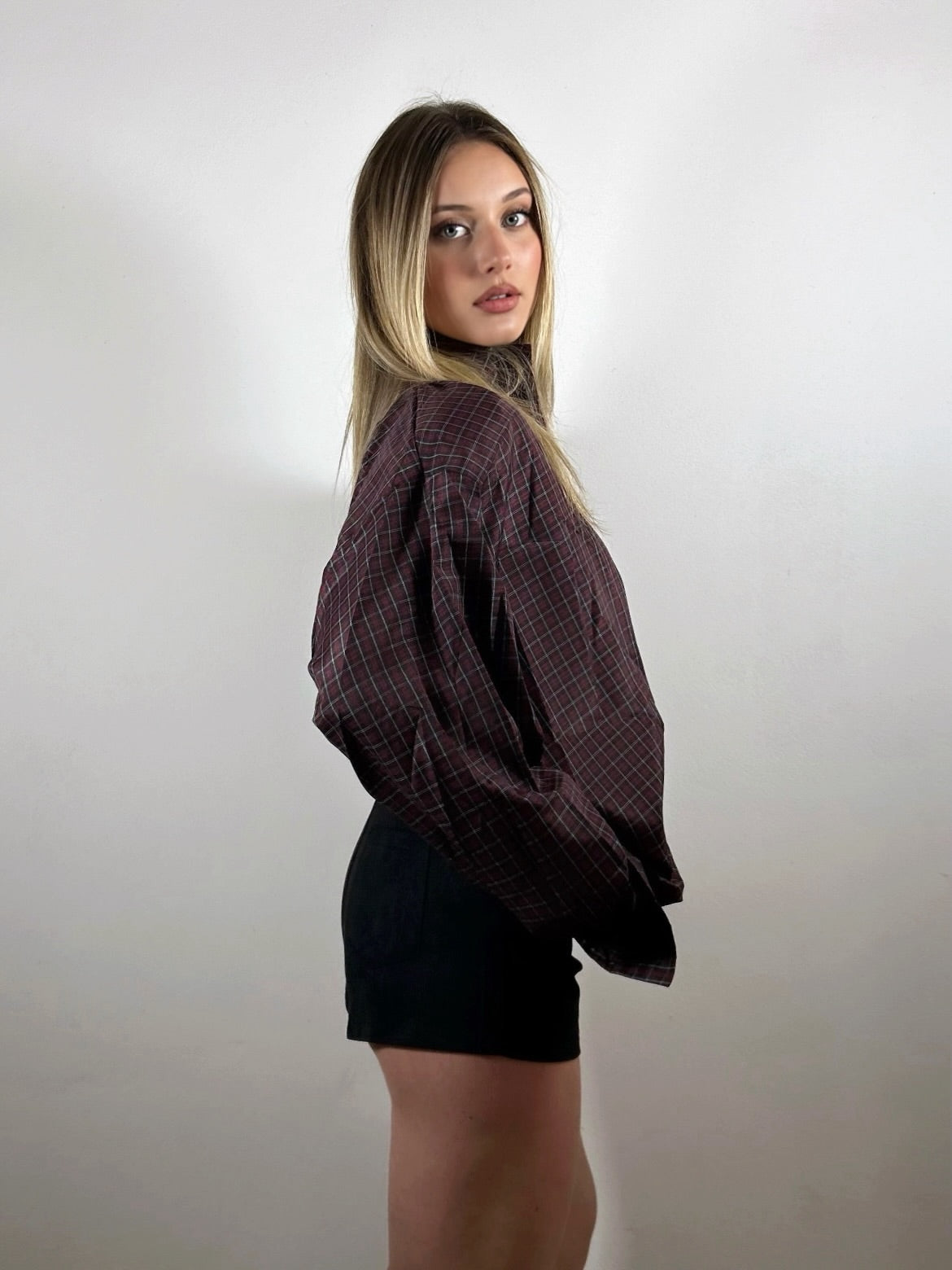 CAMICIA OVERSIZE SPALLINE