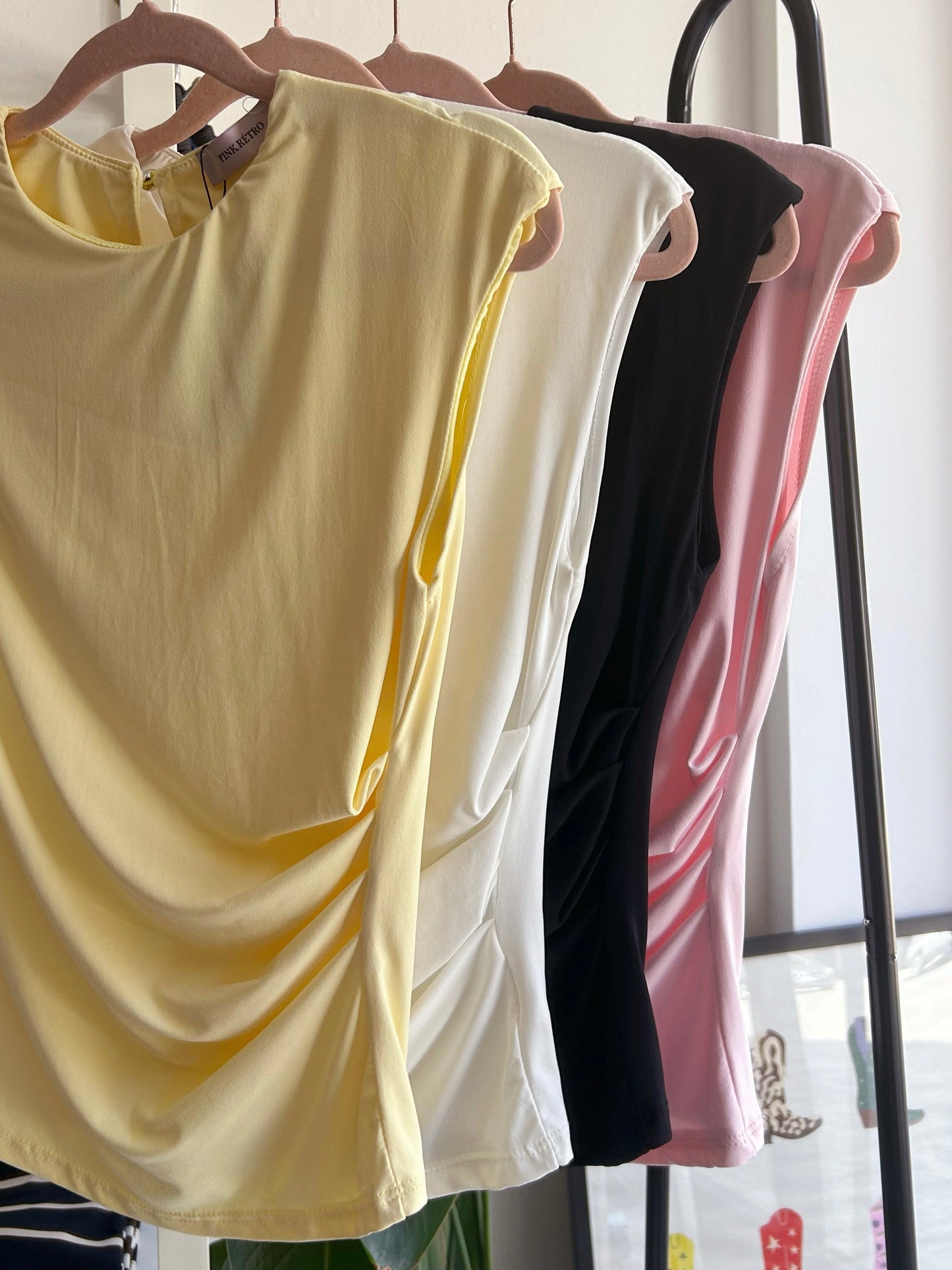 TOP ARRICCIATO - 4 colori