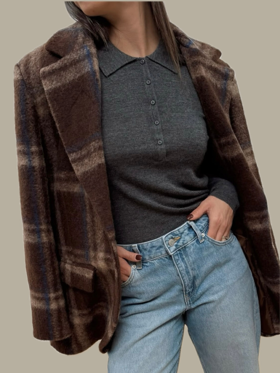 GIACCA CAPPOTTO CHECK