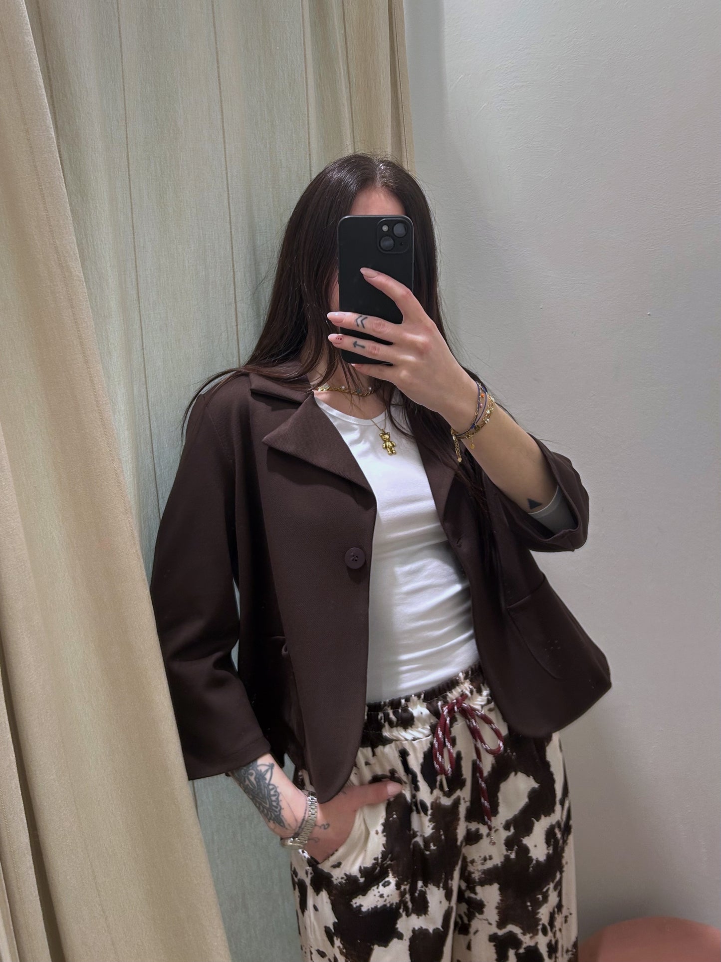 GIACCA CORTA CIOCCOLATO