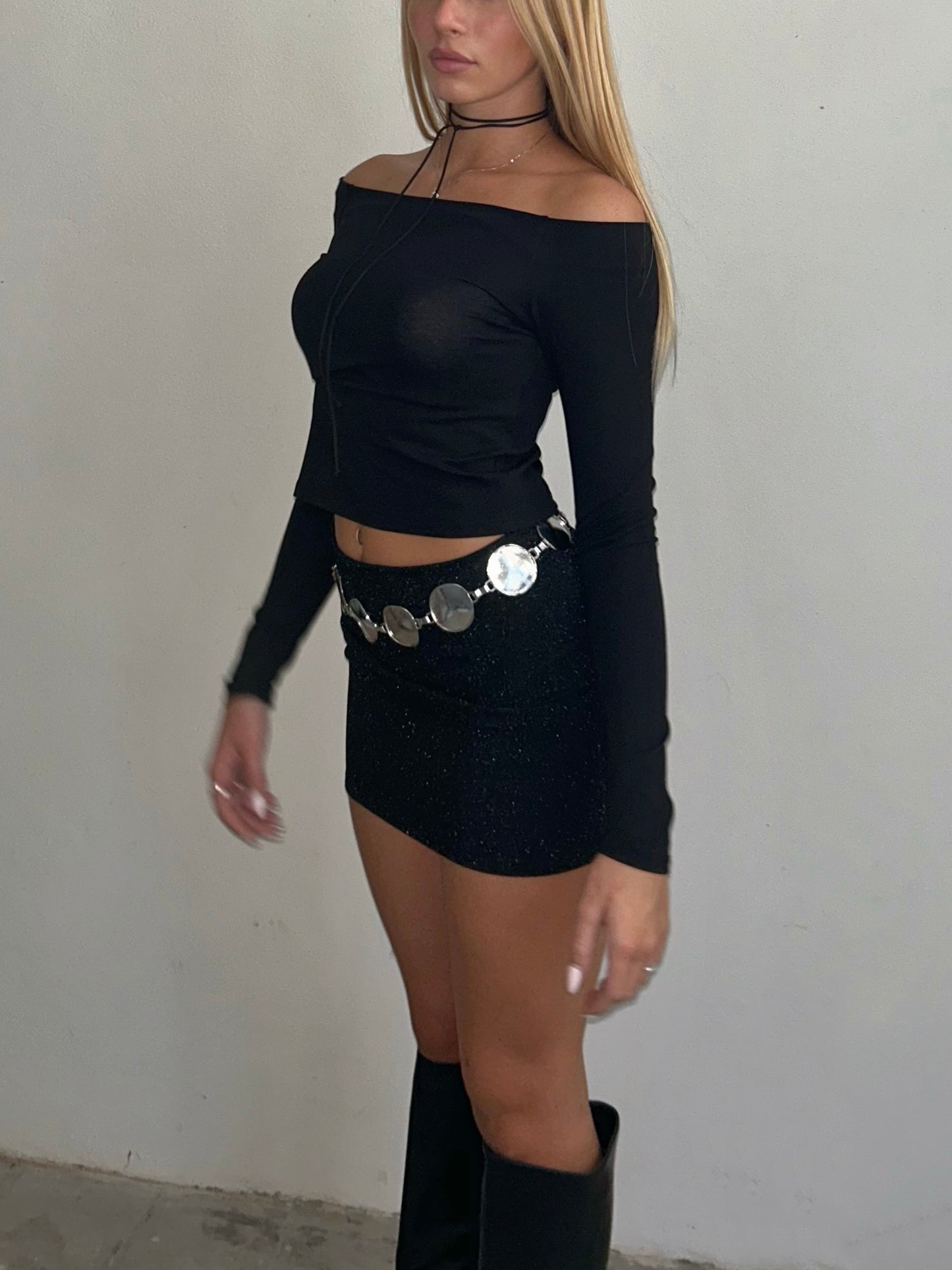 GONNA LUREX NERA