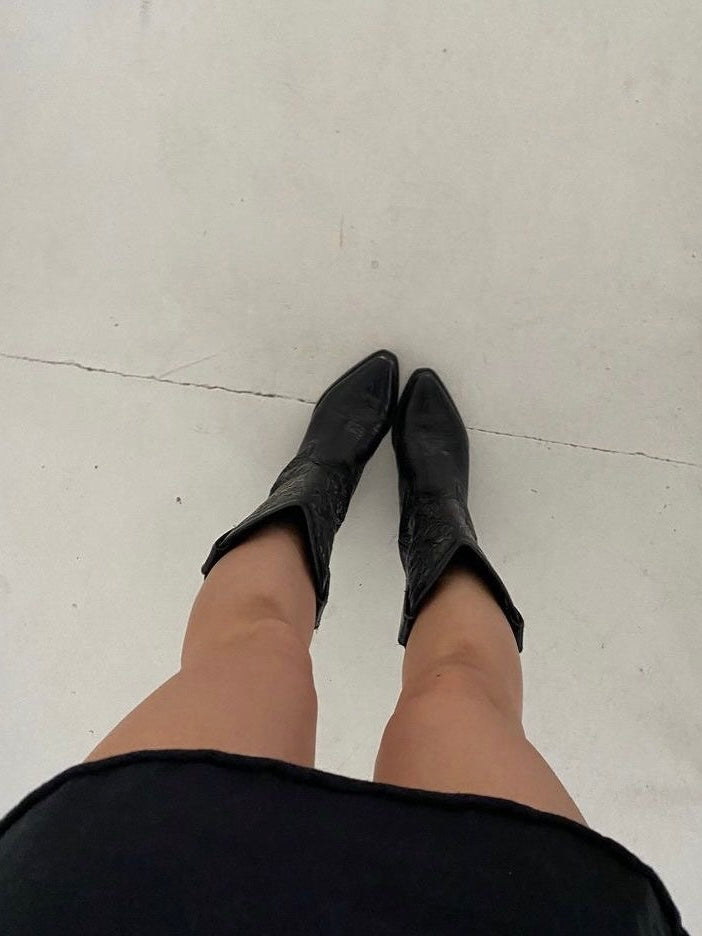 Stivale Texano NERO