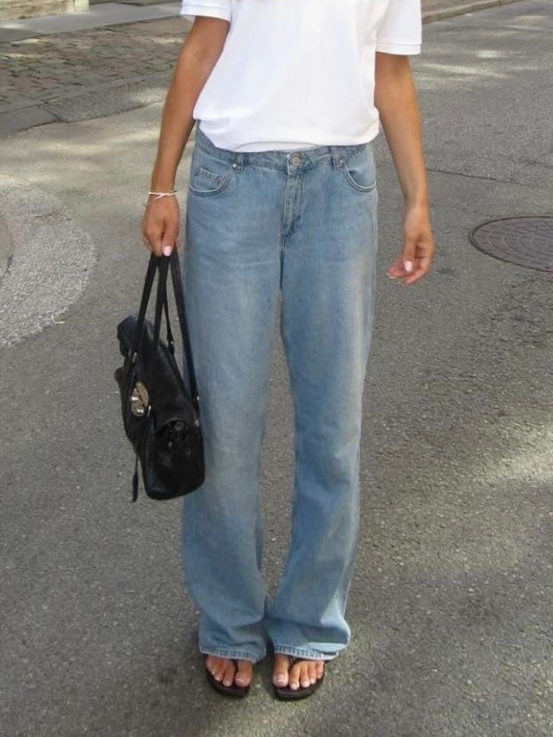 JEANS VITA MEDIA GAMBA LARGA