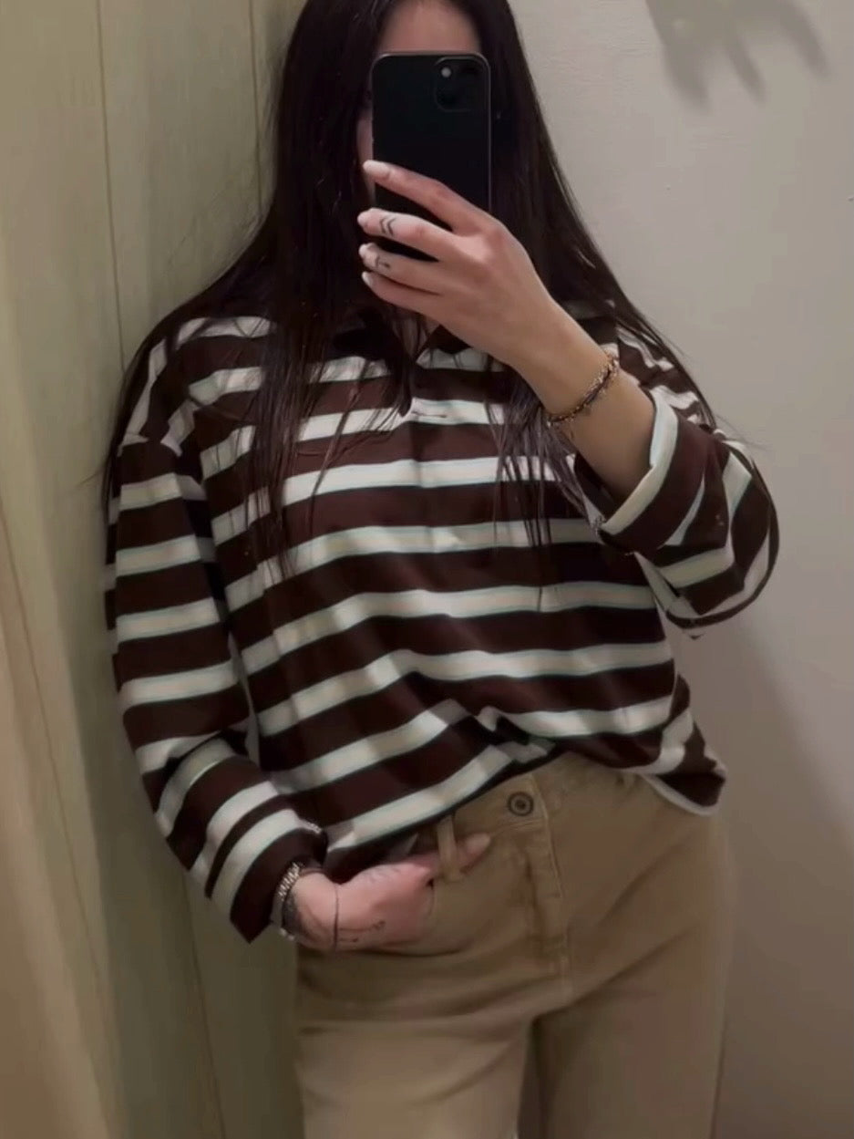 Polo a righe