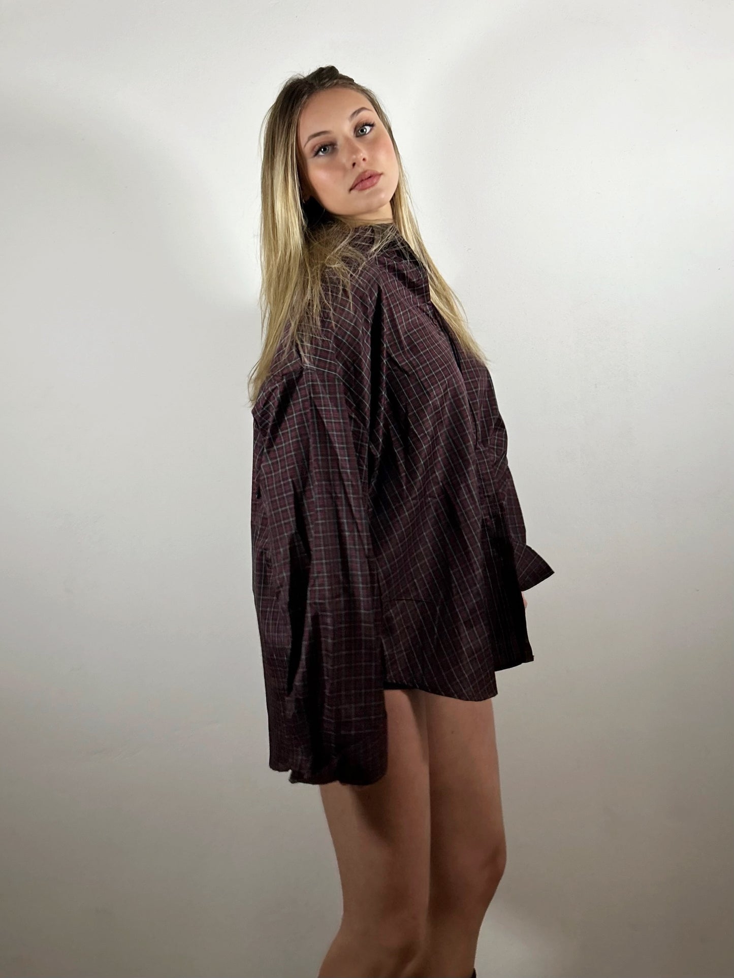 CAMICIA OVERSIZE SPALLINE