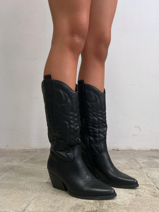 Stivale Texano NERO