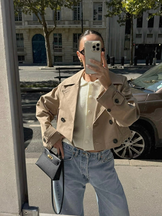 TRENCH CORTO