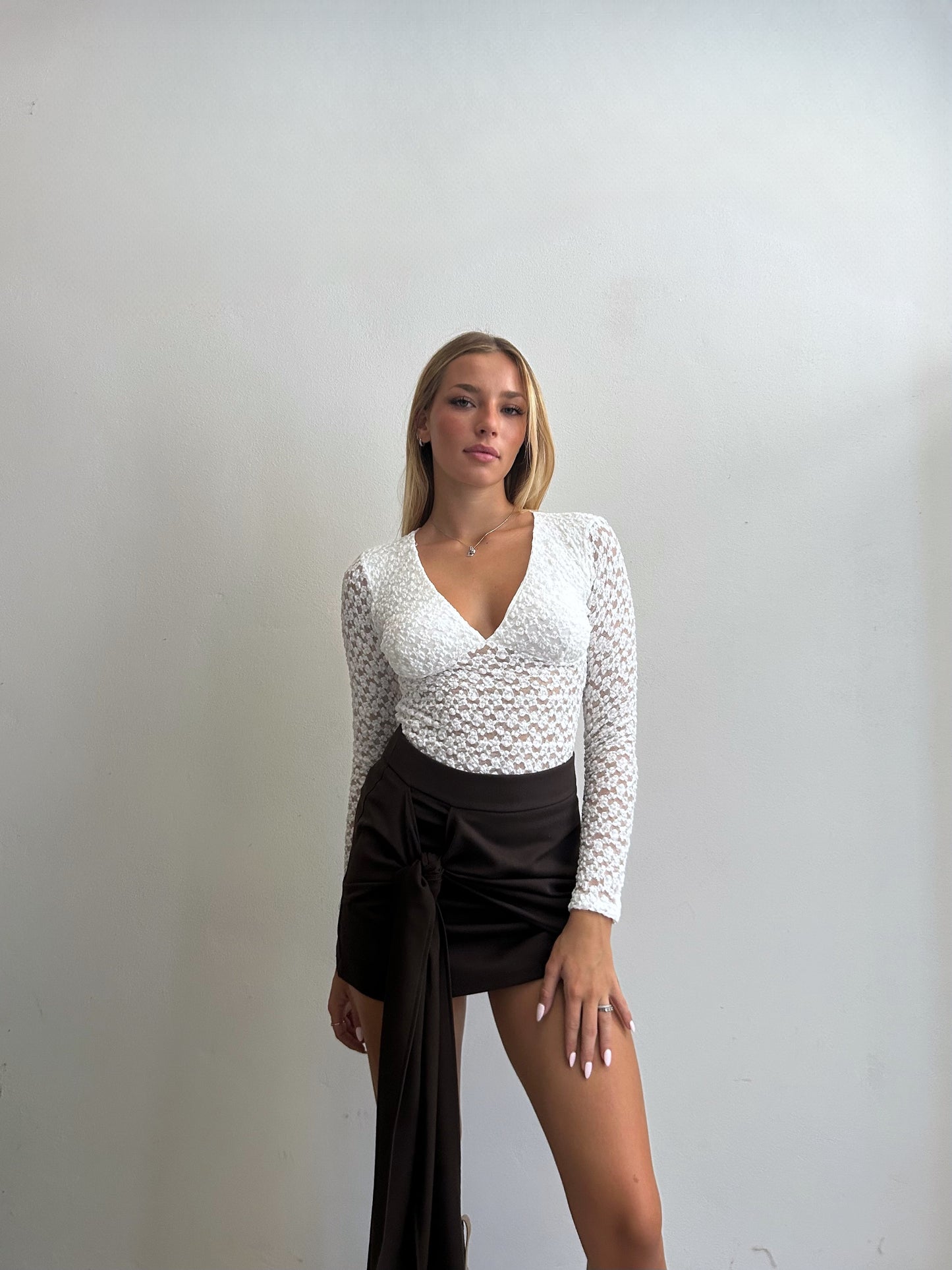 Maglia pizzo BIANCA