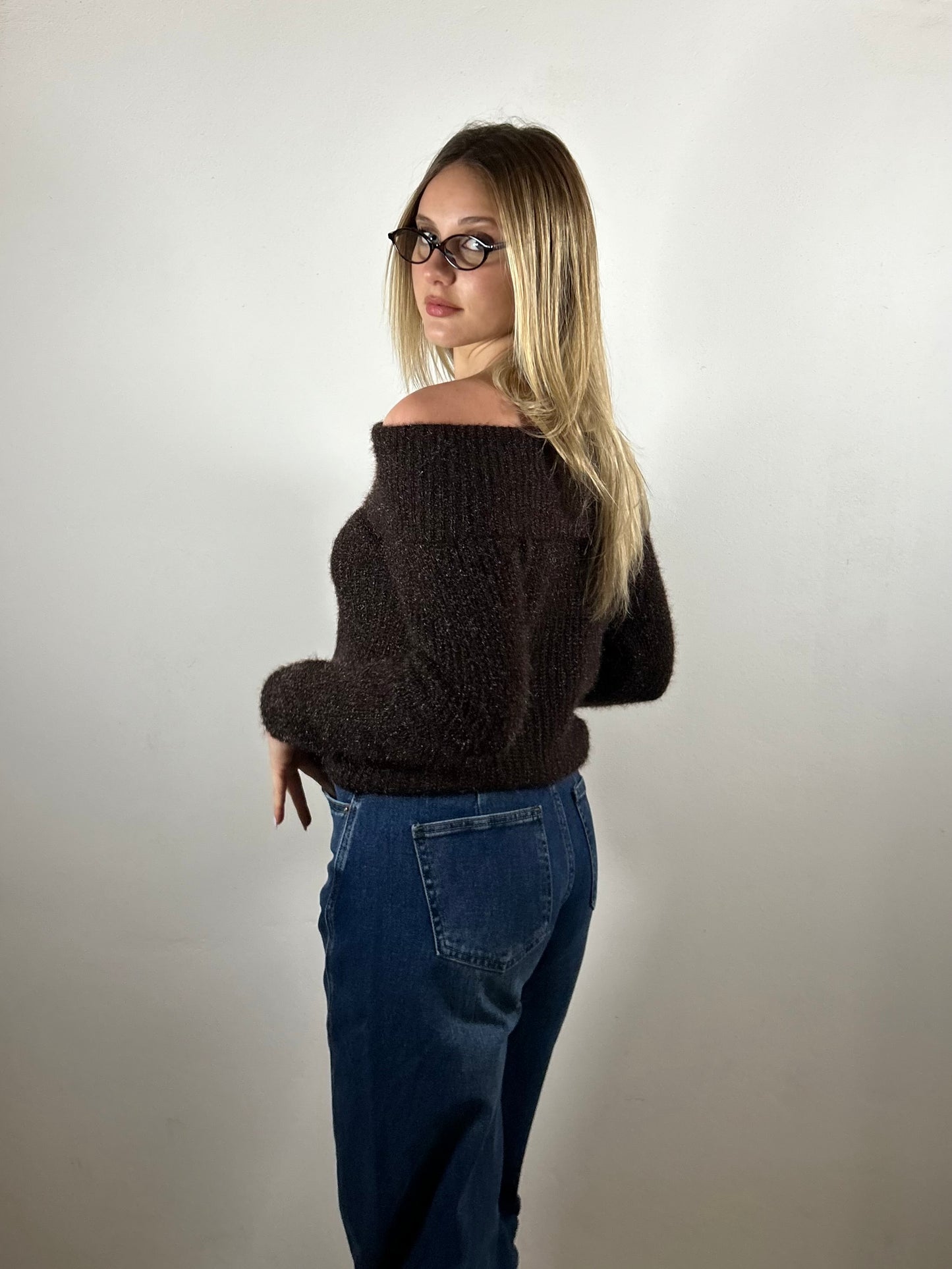 MAGLIONE BARDOT - choco