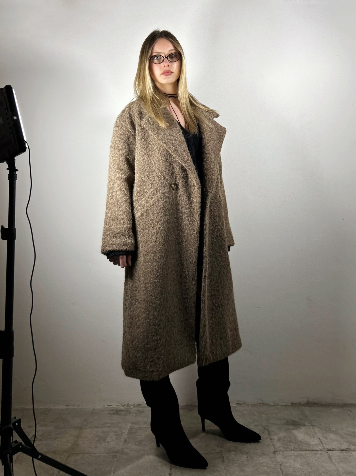 CAPPOTTO OVERSIZE - taupe